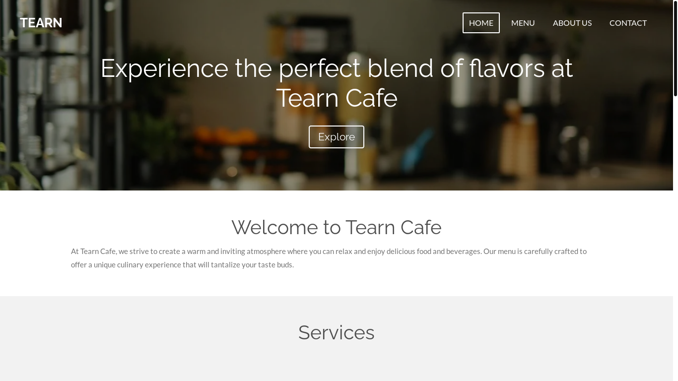 website screenshot of https://www.tearn.de/