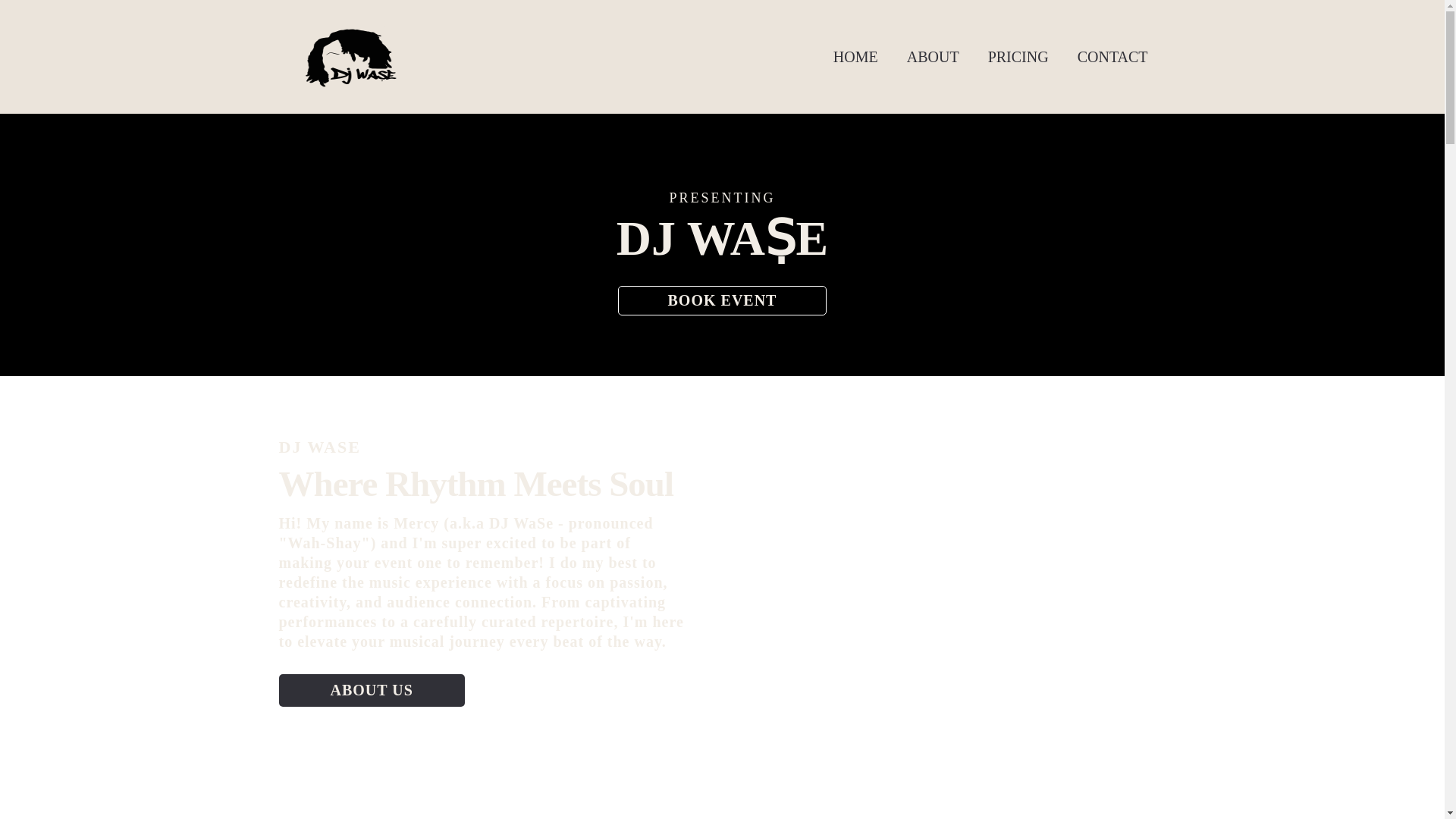 website screenshot of https://djwaseent.com/