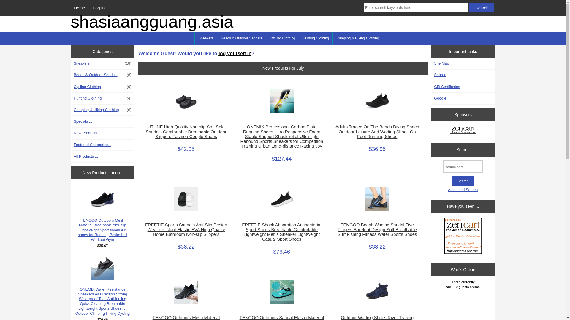 website screenshot of https://shasiaangguang.asia/
