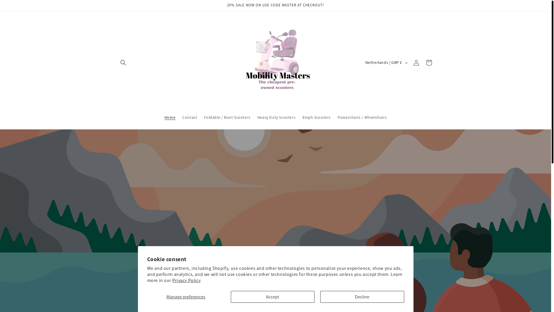 website screenshot of https://mobilitymasters.online/