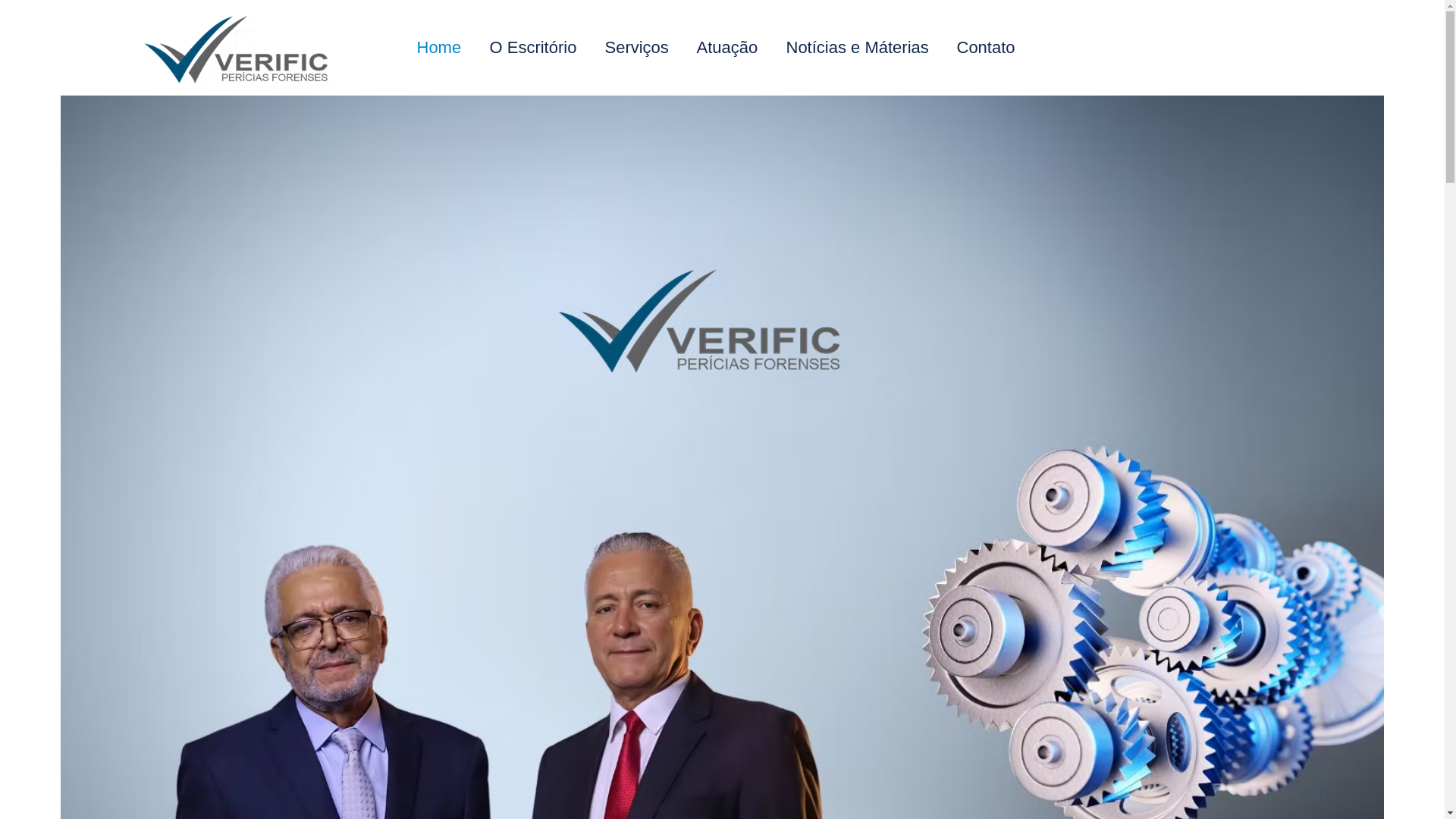 website screenshot of https://verificpericias.com.br/
