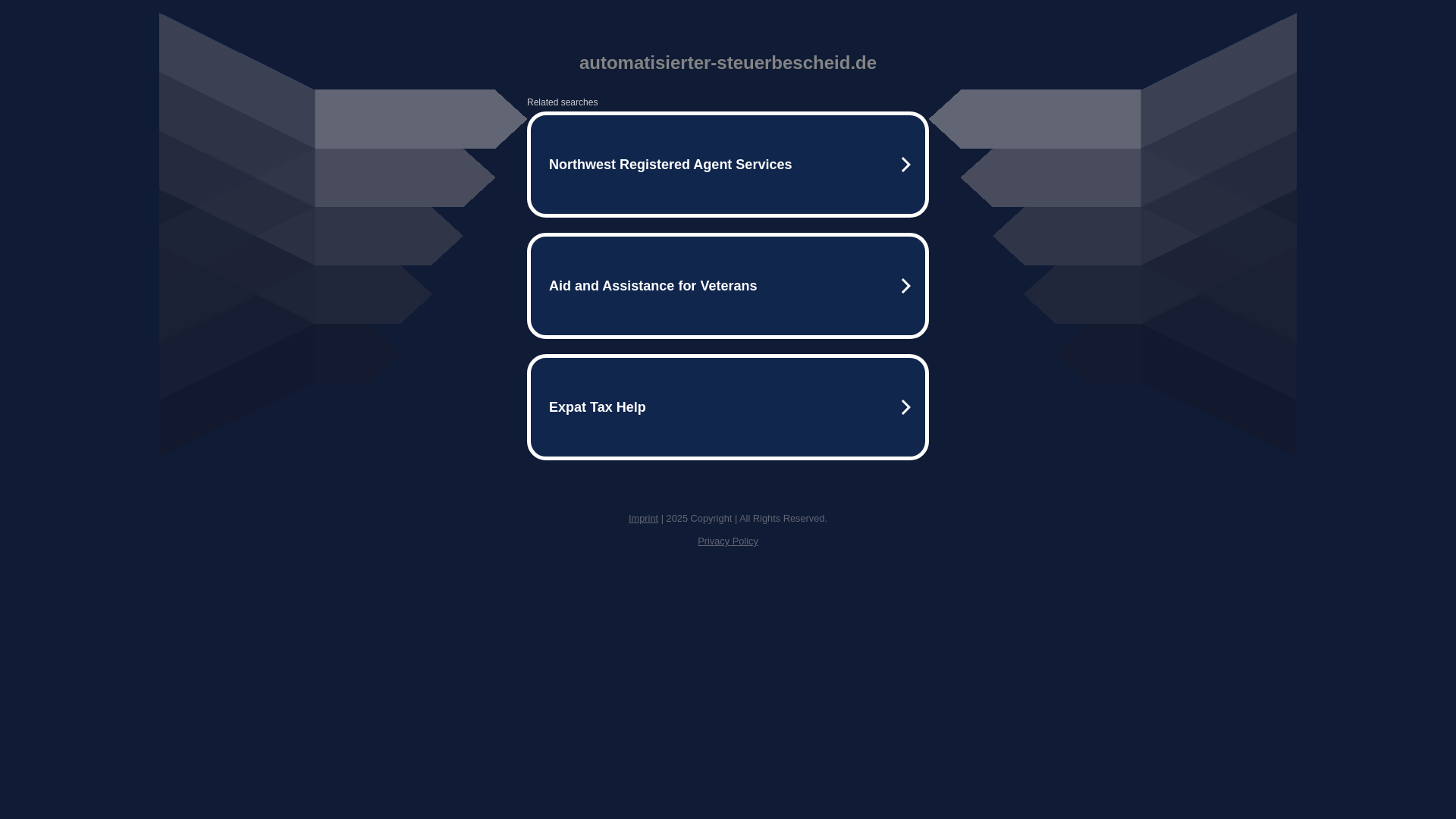 website screenshot of https://automatisierter-steuerbescheid.de/