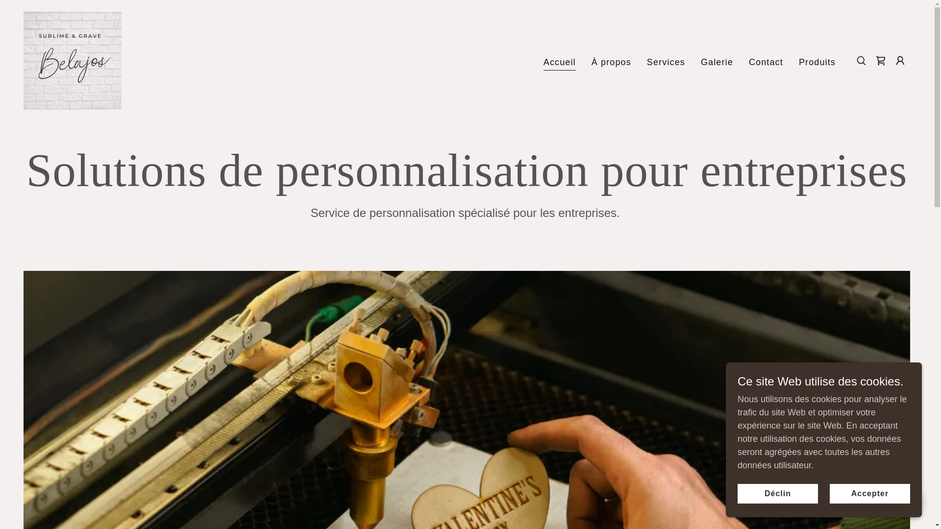 website screenshot of https://sublimegravebelajos.com/