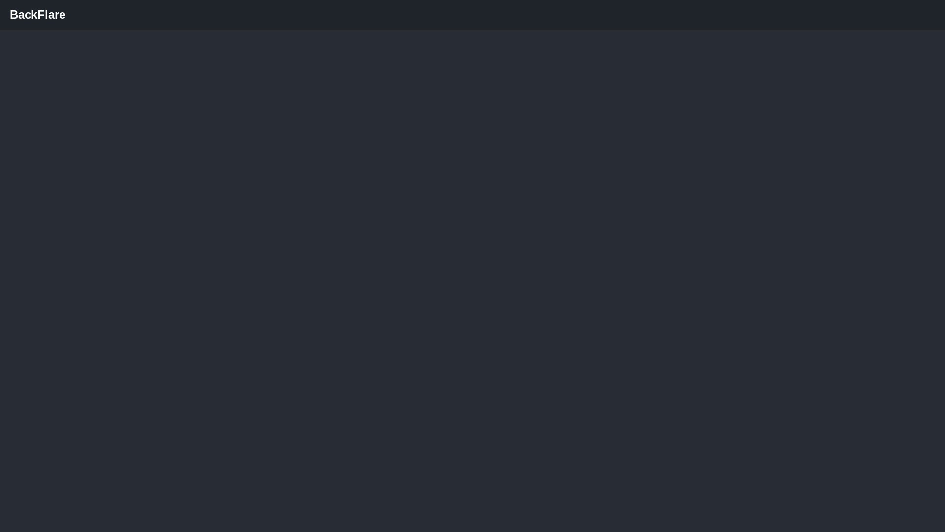 website screenshot of https://backflare-ui-84m.pages.dev/