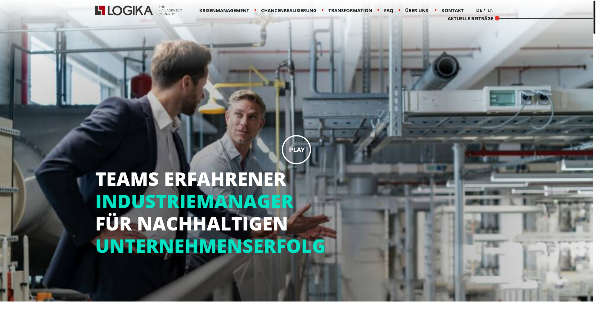 website screenshot of https://logika-service.de/