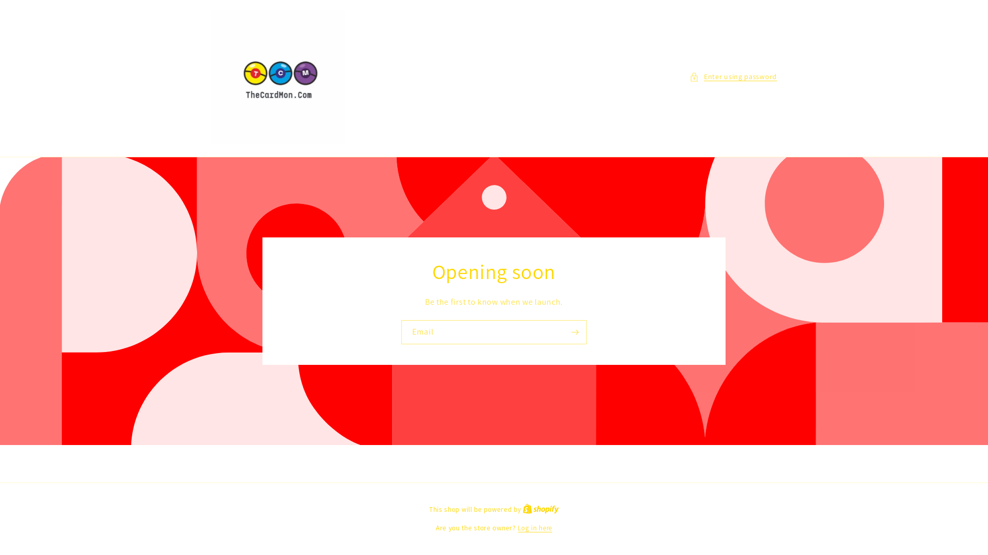website screenshot of https://thecardmon.com/