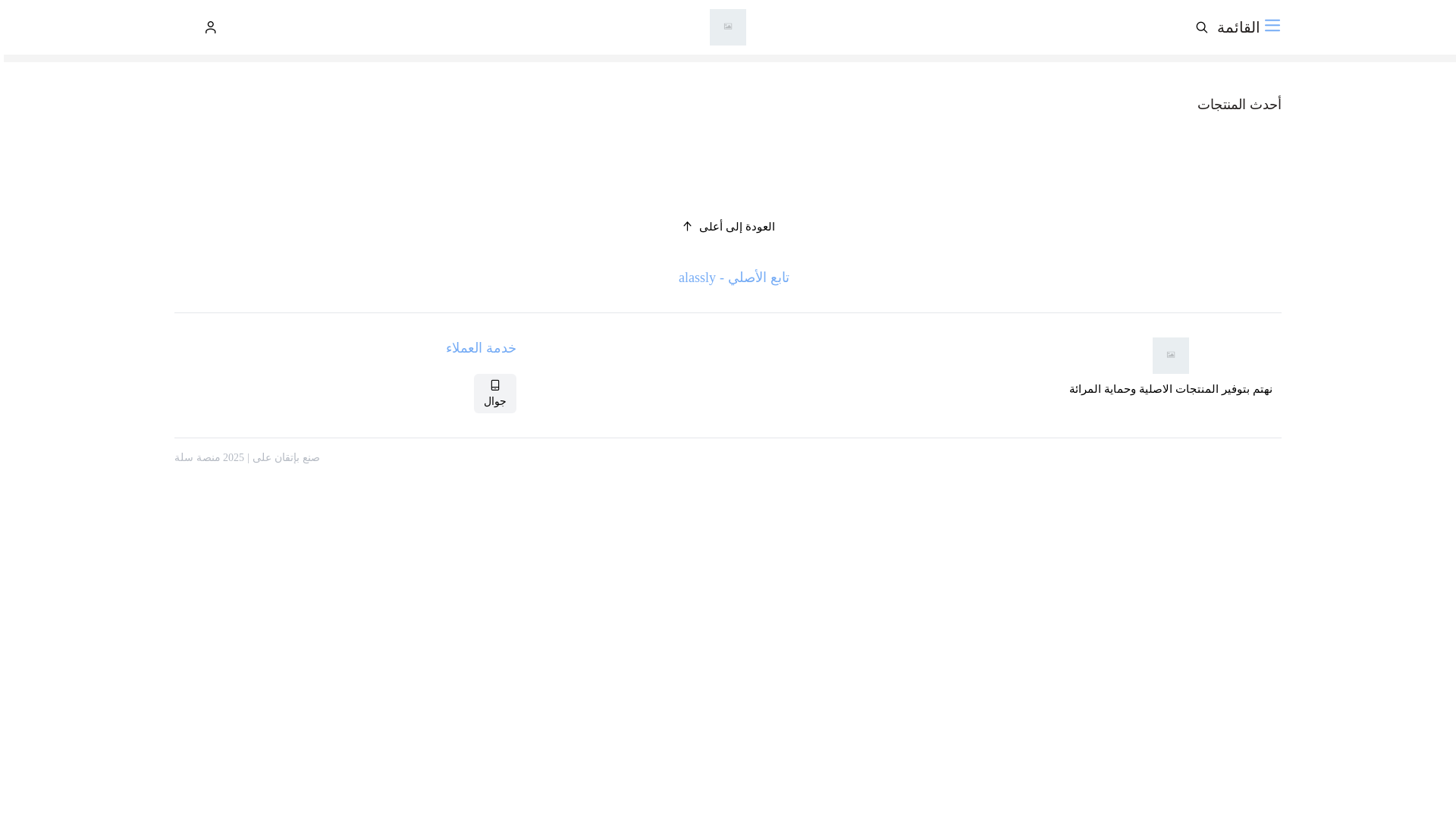 website screenshot of https://alasslysa.com/