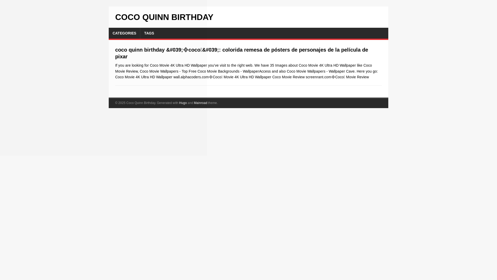 website screenshot of https://coco-quinn-birthday20251207.pages.dev/