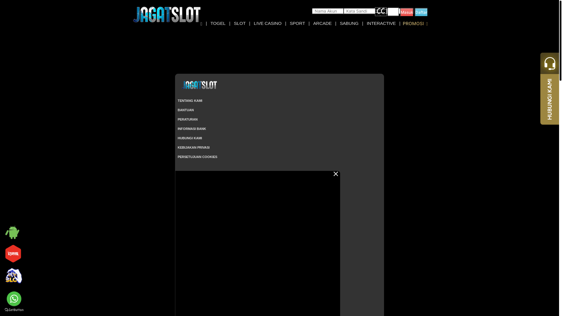 website screenshot of https://jagatbay.lat/