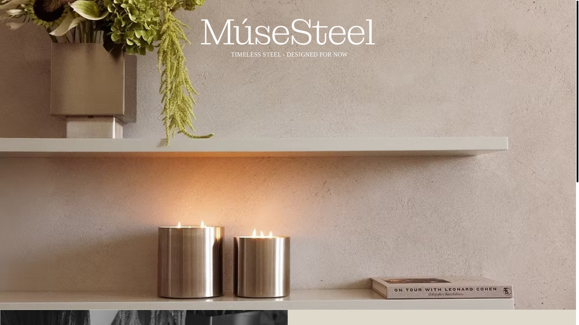 website screenshot of https://musesteel.co.il/