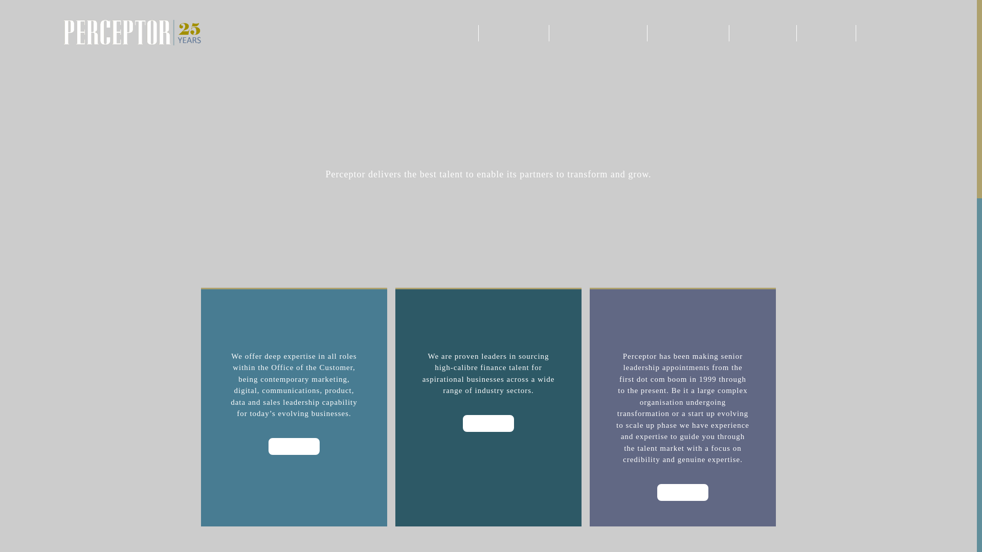 website screenshot of https://perceptor.com.au/