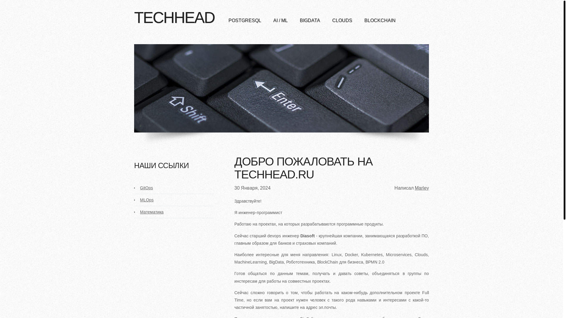 website screenshot of https://techhead-ru.pages.dev/