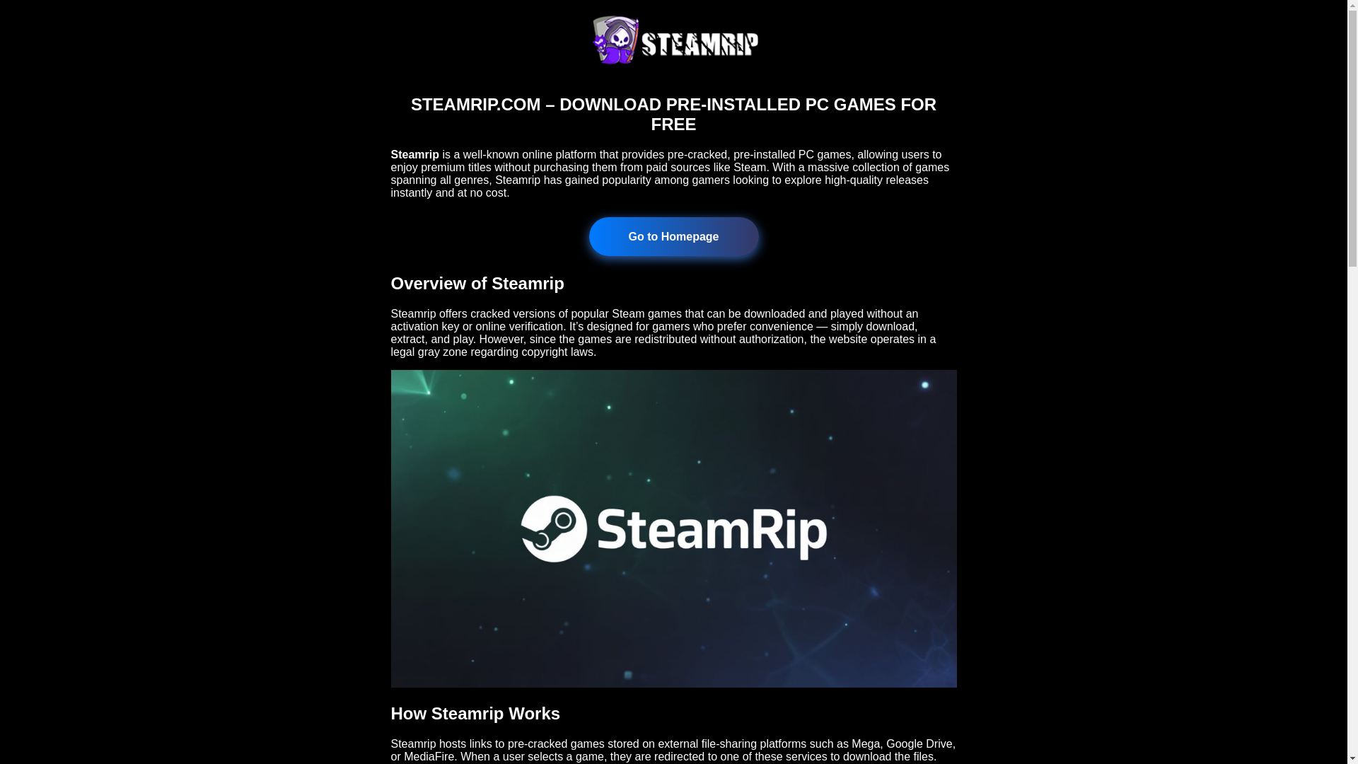 website screenshot of https://www.bing.com/ck/a?!&&p=e73d45bc8341937a36ab1602193fd5ec8397e1a64f340e14af2bf27f24e7b9fdJmltdHM9MTc2Njg4MDAwMA&ptn=3&ver=2&hsh=4&fclid=155e46a3-7b7c-6430-13e3-50727a5a6589&psq=steamrip&u=a1aHR0cHM6Ly9zc3RlYW1yaXAuaXQuY29tLw