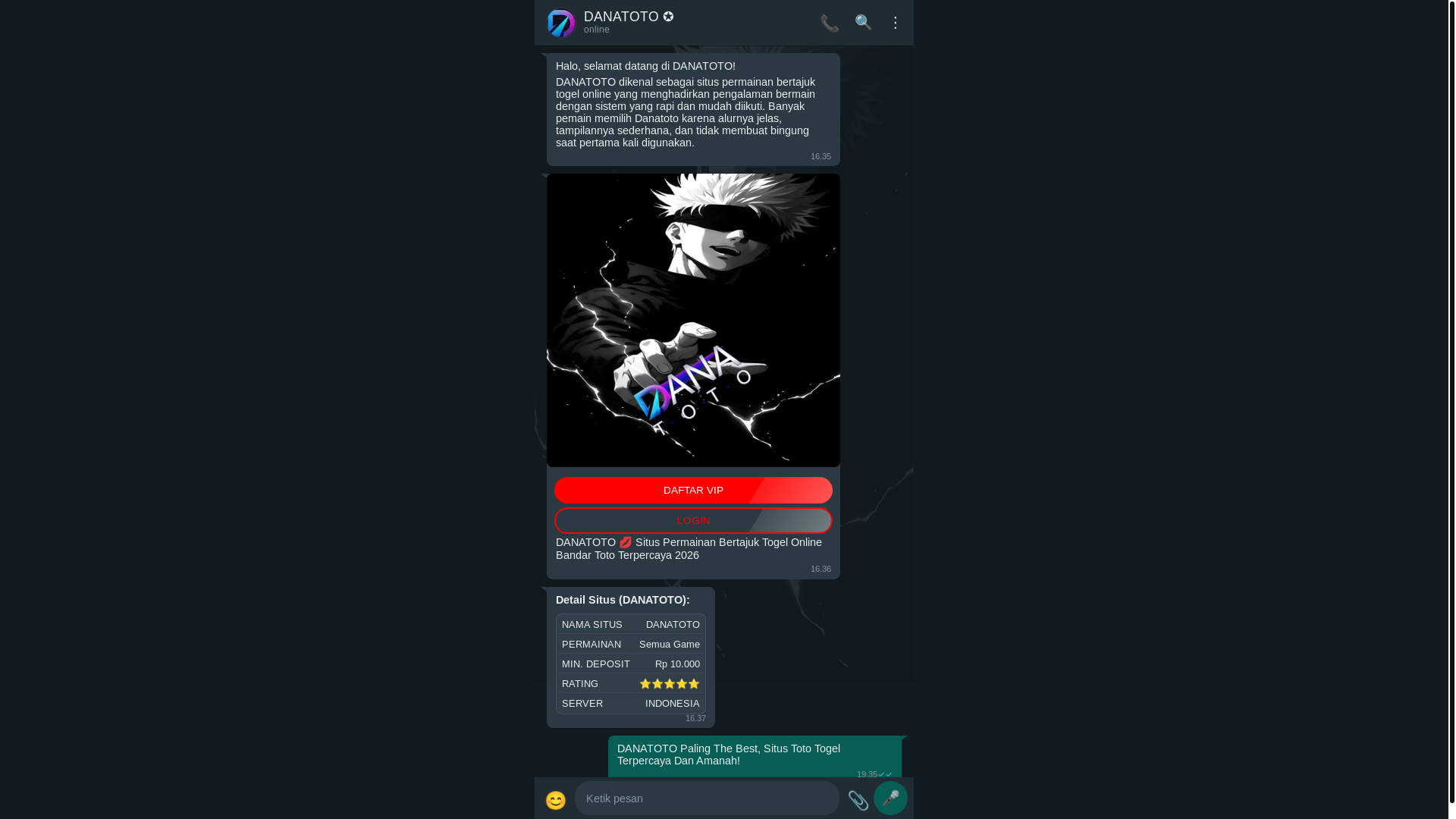 website screenshot of https://untumbes-dana.pages.dev/