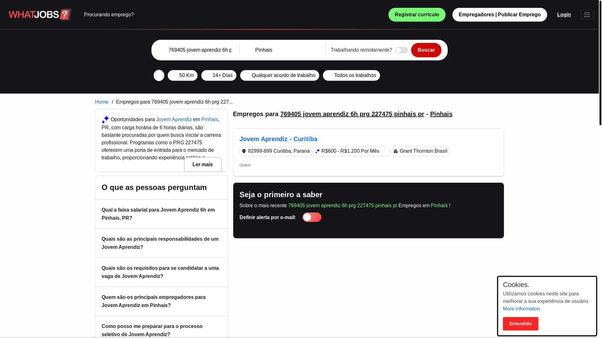 website screenshot of https://br.whatjobs.com/coopob__cpl___98_162759794__1927?utm_source=1927&utm_medium=feed&keyword=769405-Jovem&location=Pinhais&geoID=6622