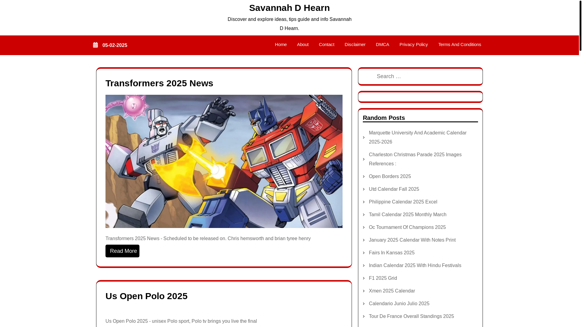 website screenshot of https://savannahdhearn.pages.dev/