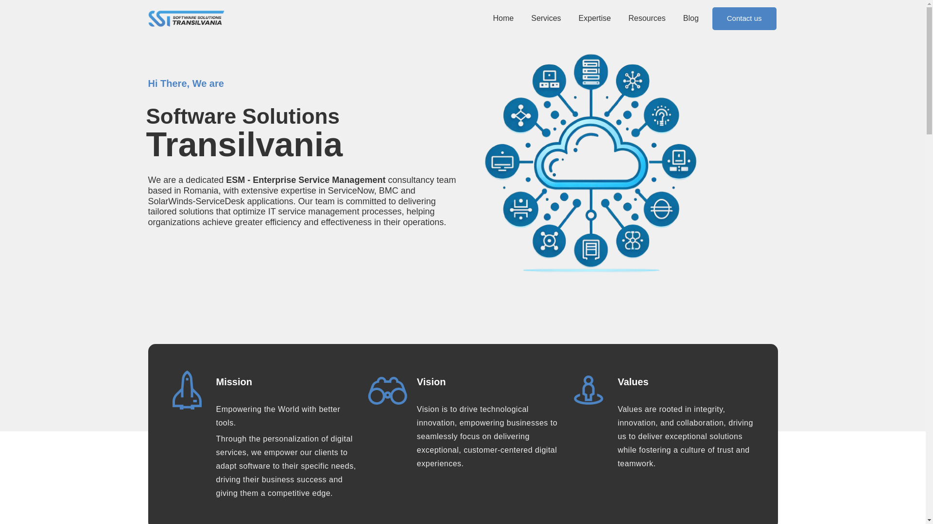 website screenshot of http://service-now.ro/
