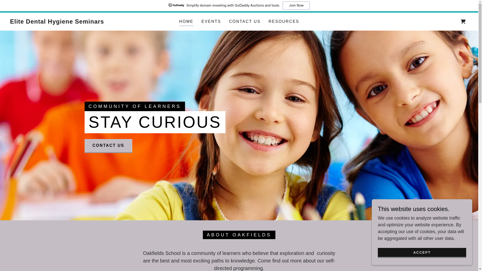 website screenshot of https://elitedhseminars.com/