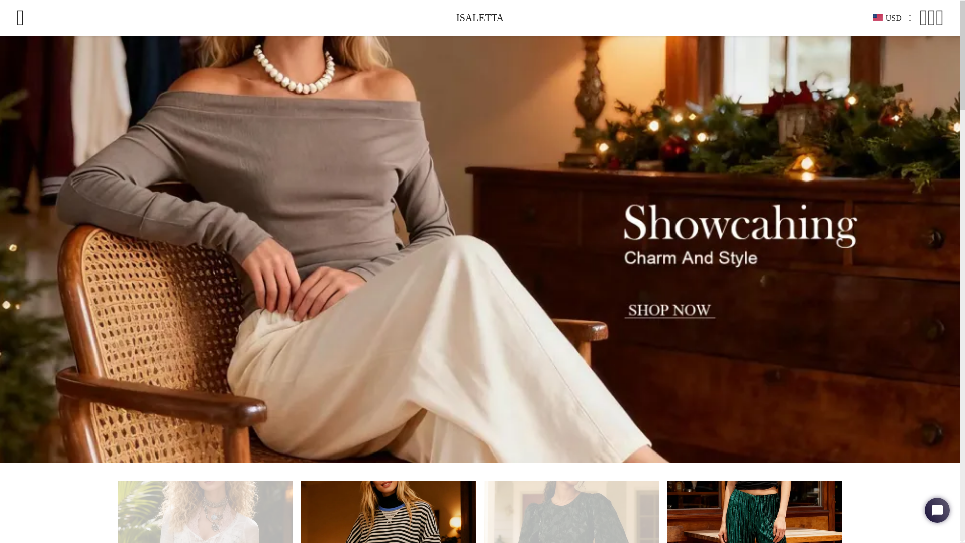 website screenshot of https://isaletta.com/