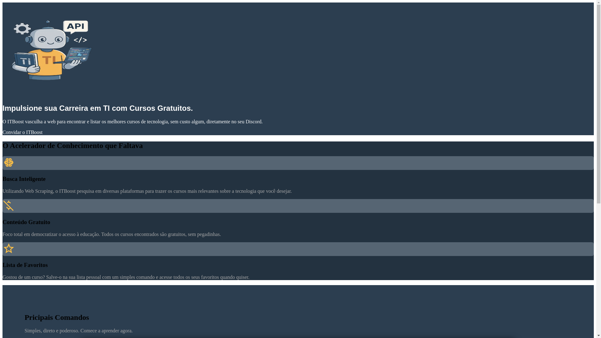 website screenshot of https://itboost.com.br/
