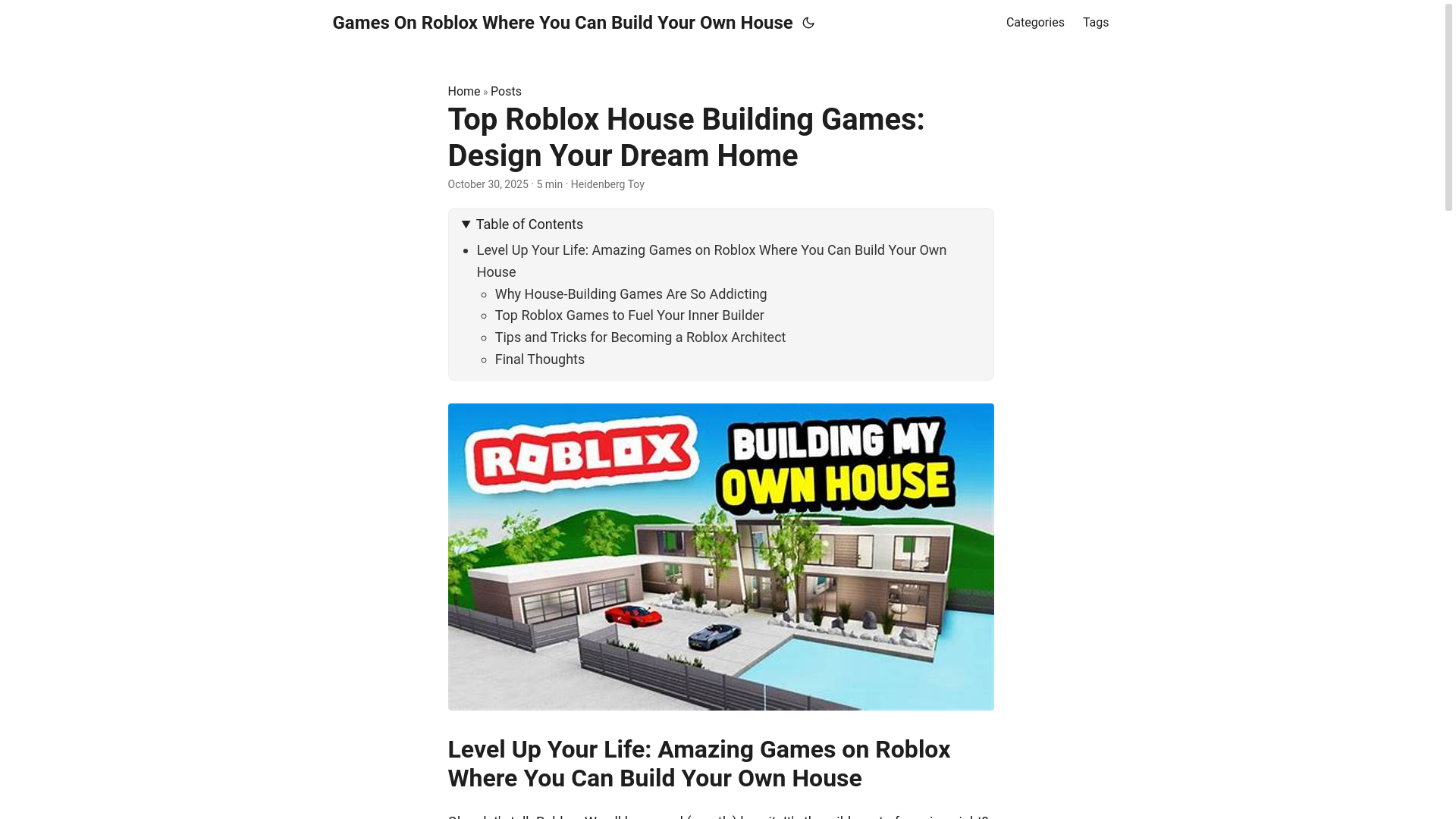 website screenshot of https://games-on-roblox-where-you-can-build-your-own-house.pages.dev/