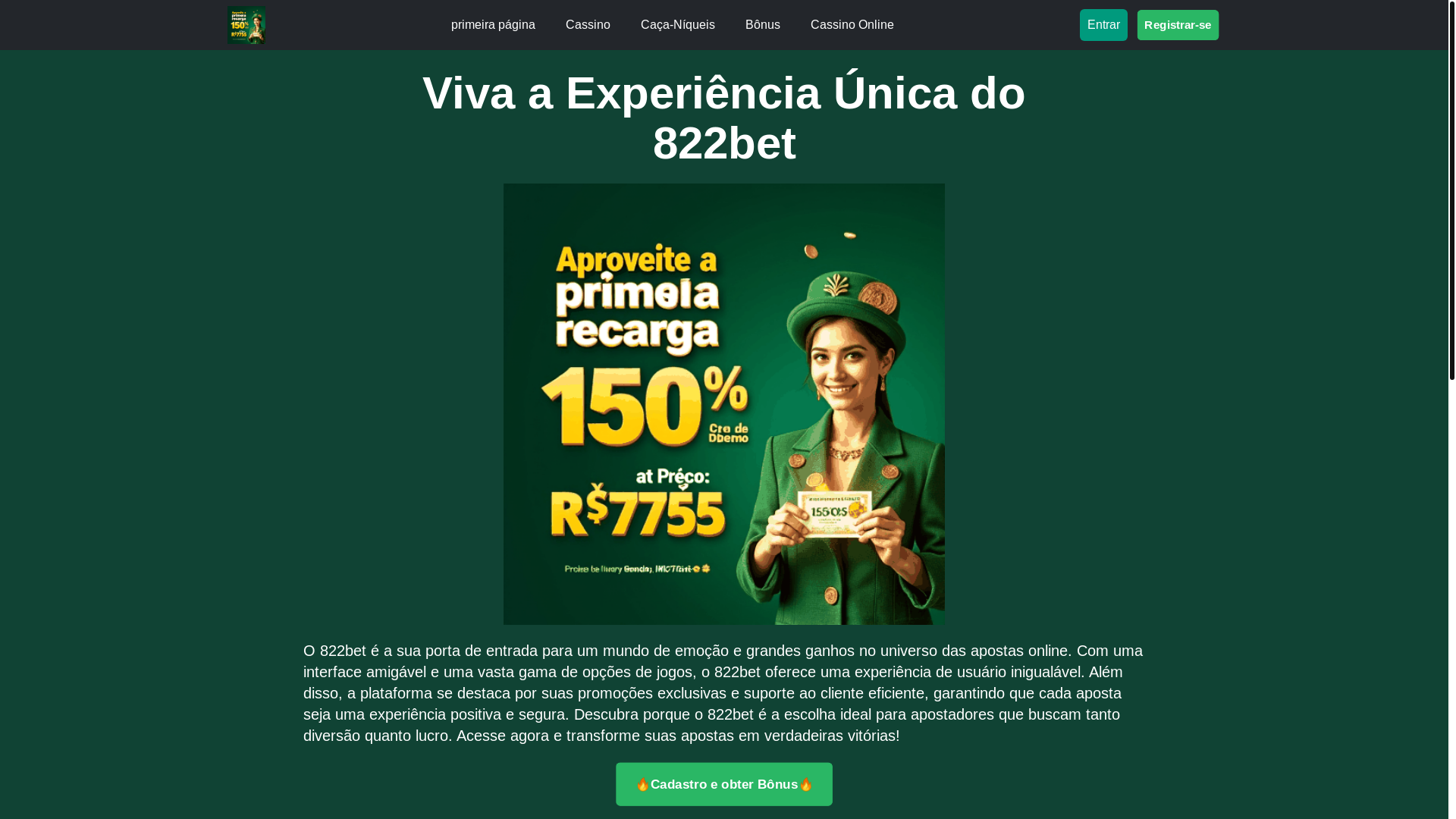 website screenshot of https://822bete.com/