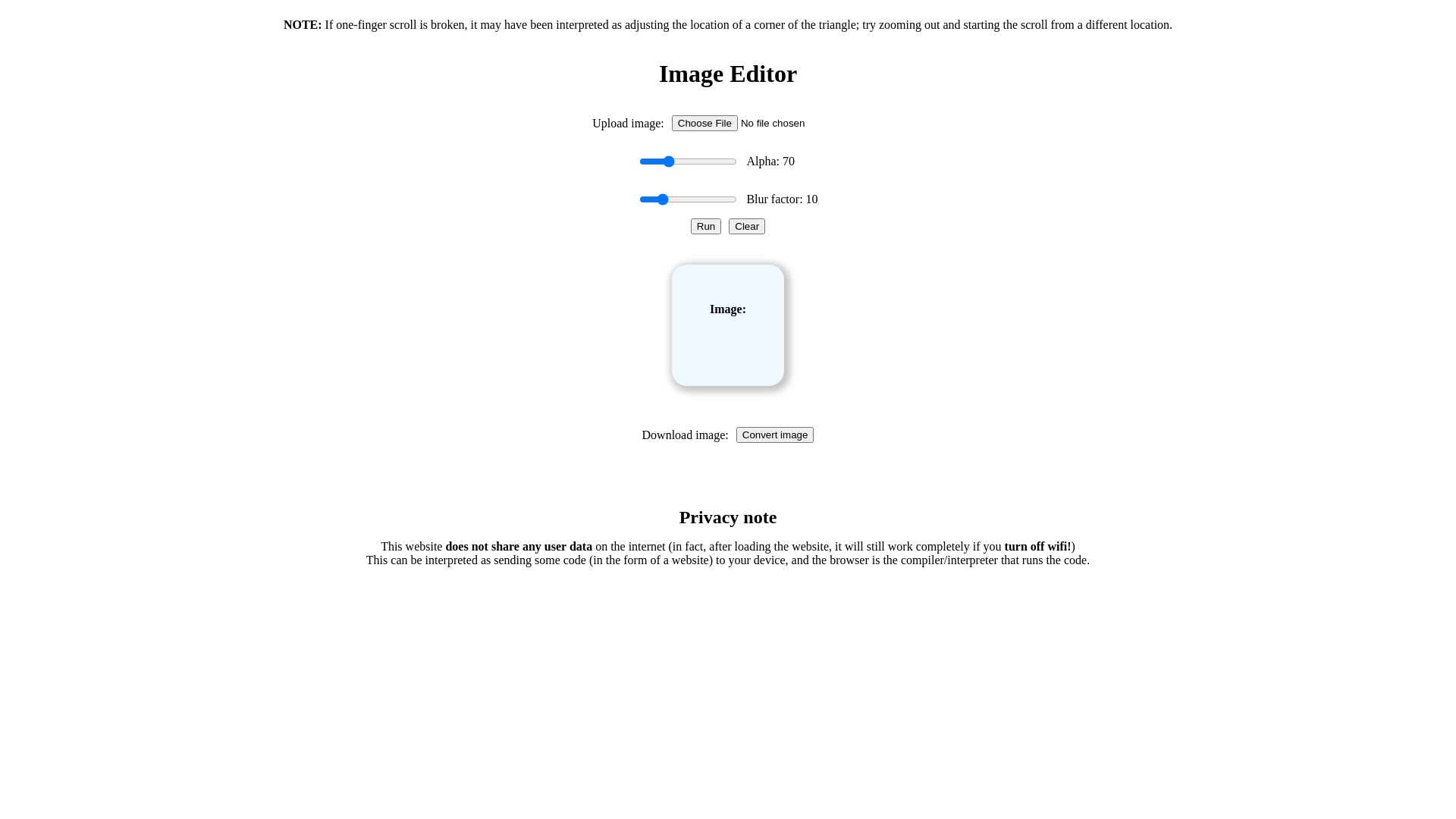 website screenshot of https://image-feathering.pages.dev/
