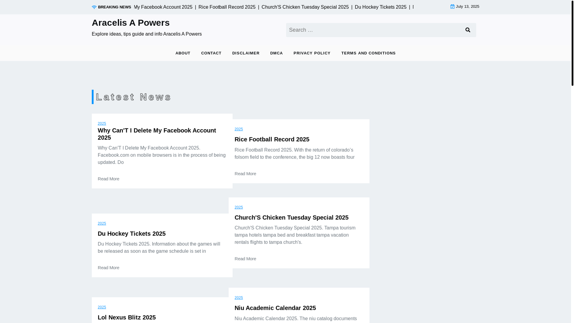 website screenshot of https://aracelisapowersr.pages.dev/