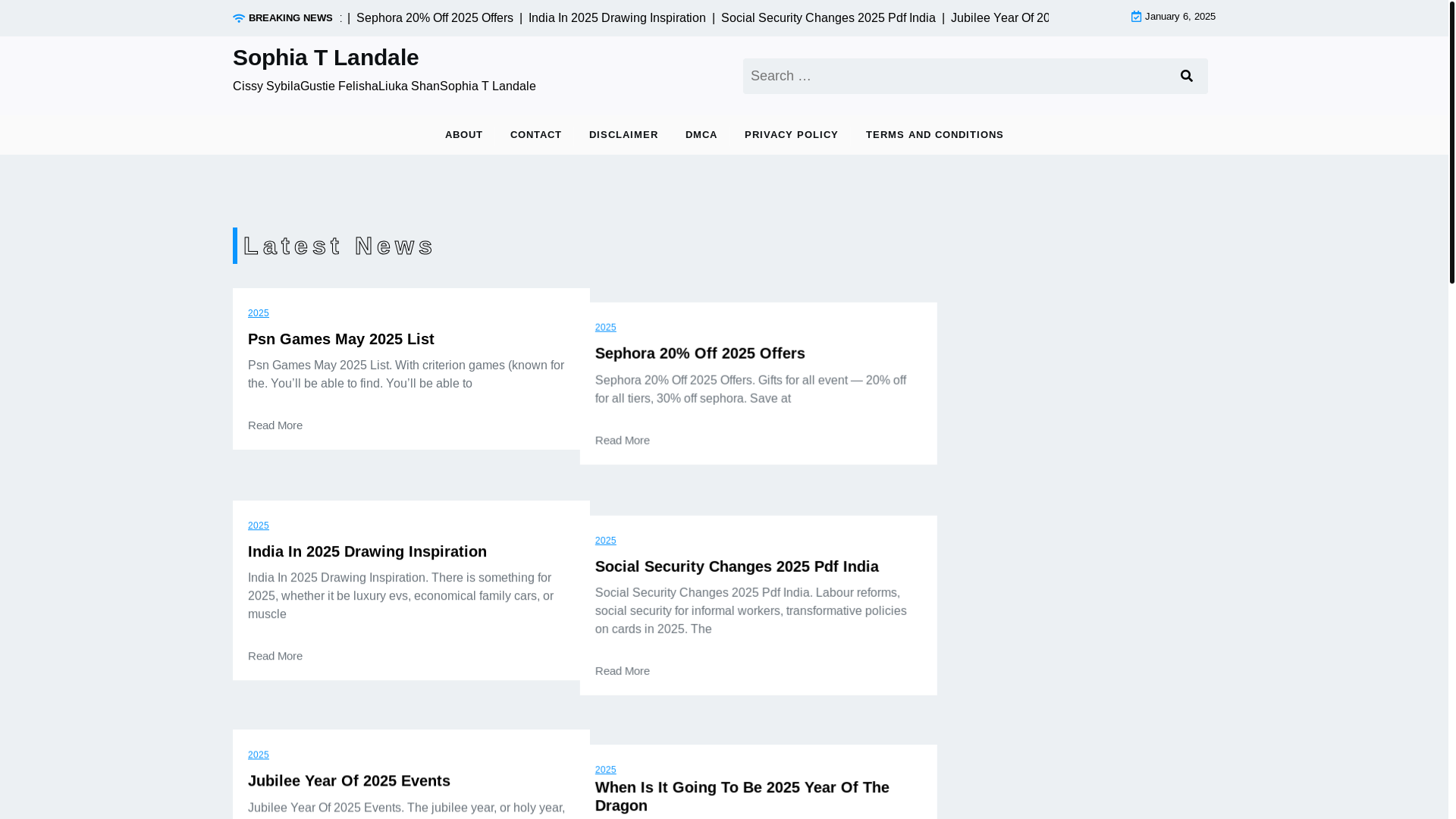 website screenshot of https://sophiatlandale.pages.dev/