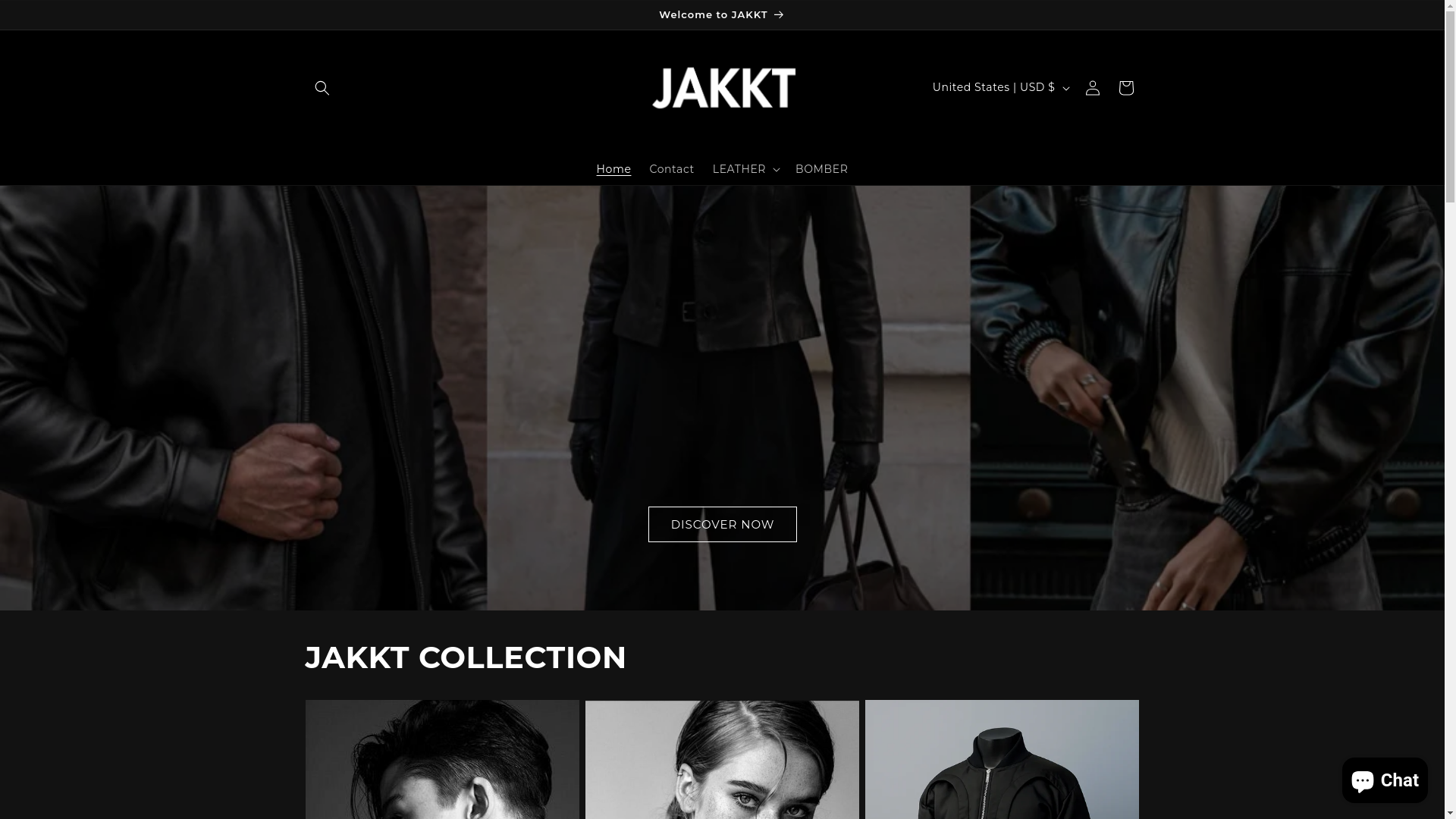 website screenshot of https://jacck.store/