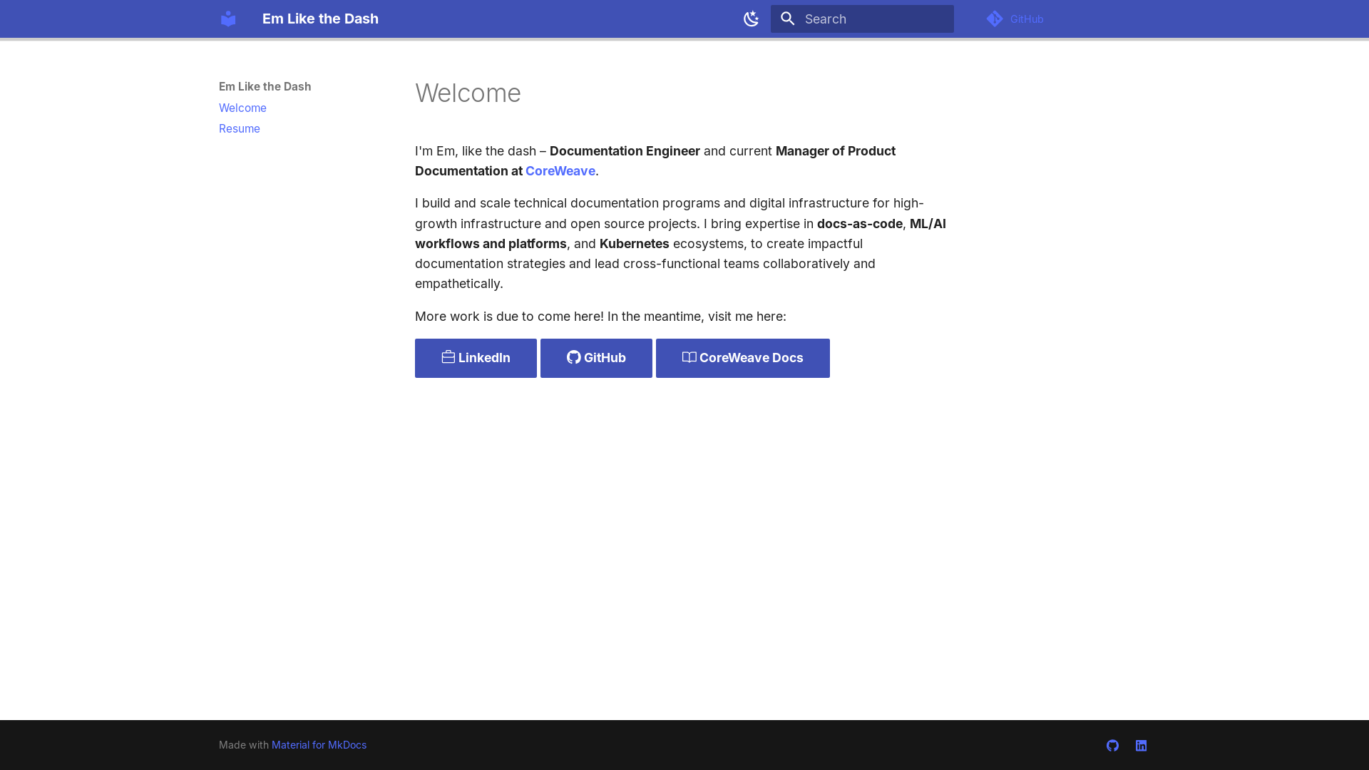 website screenshot of https://emlikethedash.pages.dev/