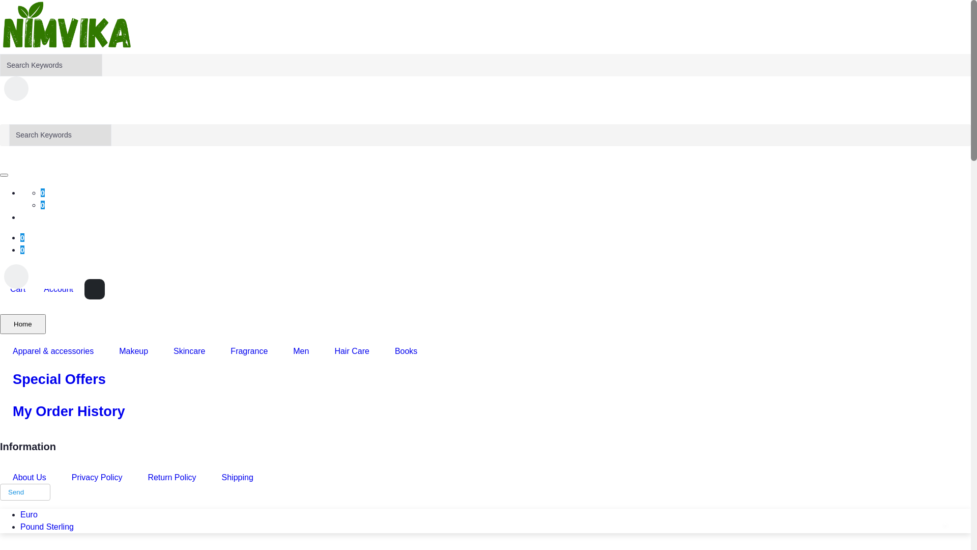 website screenshot of https://nimvika.com/