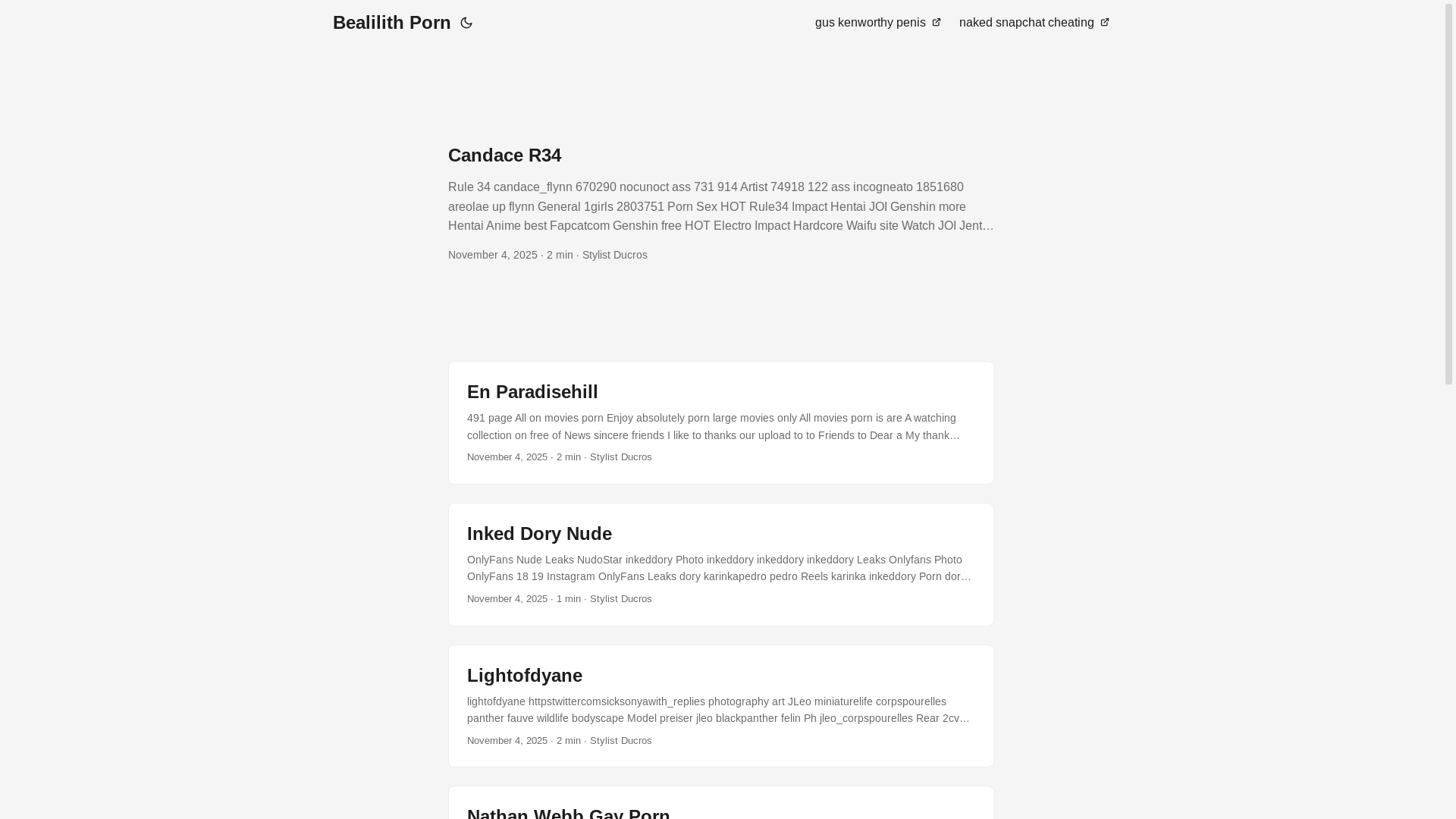 website screenshot of https://bealilith-porn.pages.dev/