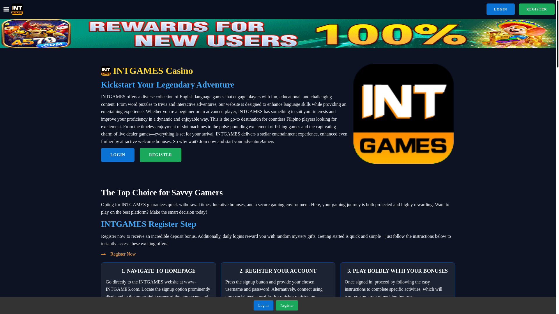 website screenshot of https://phintgames.com/