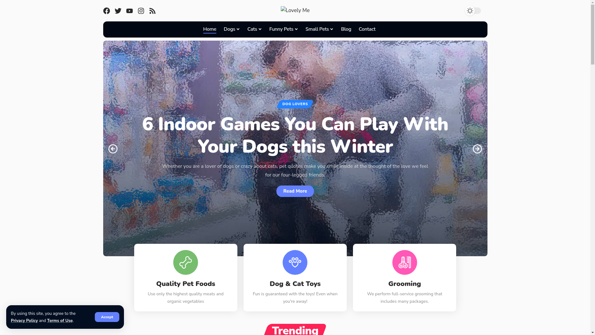 website screenshot of https://lovelymellc.com/