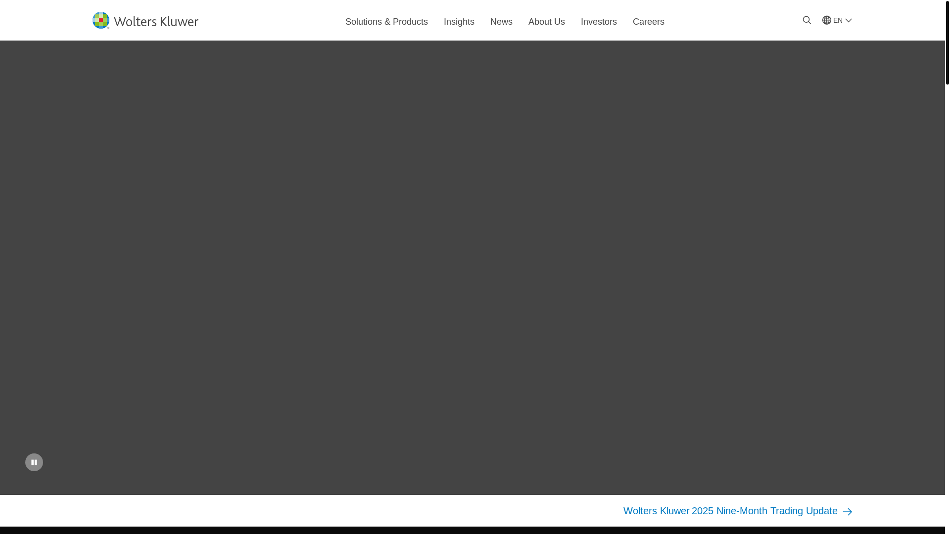 website screenshot of https://wolterskluwer.com/