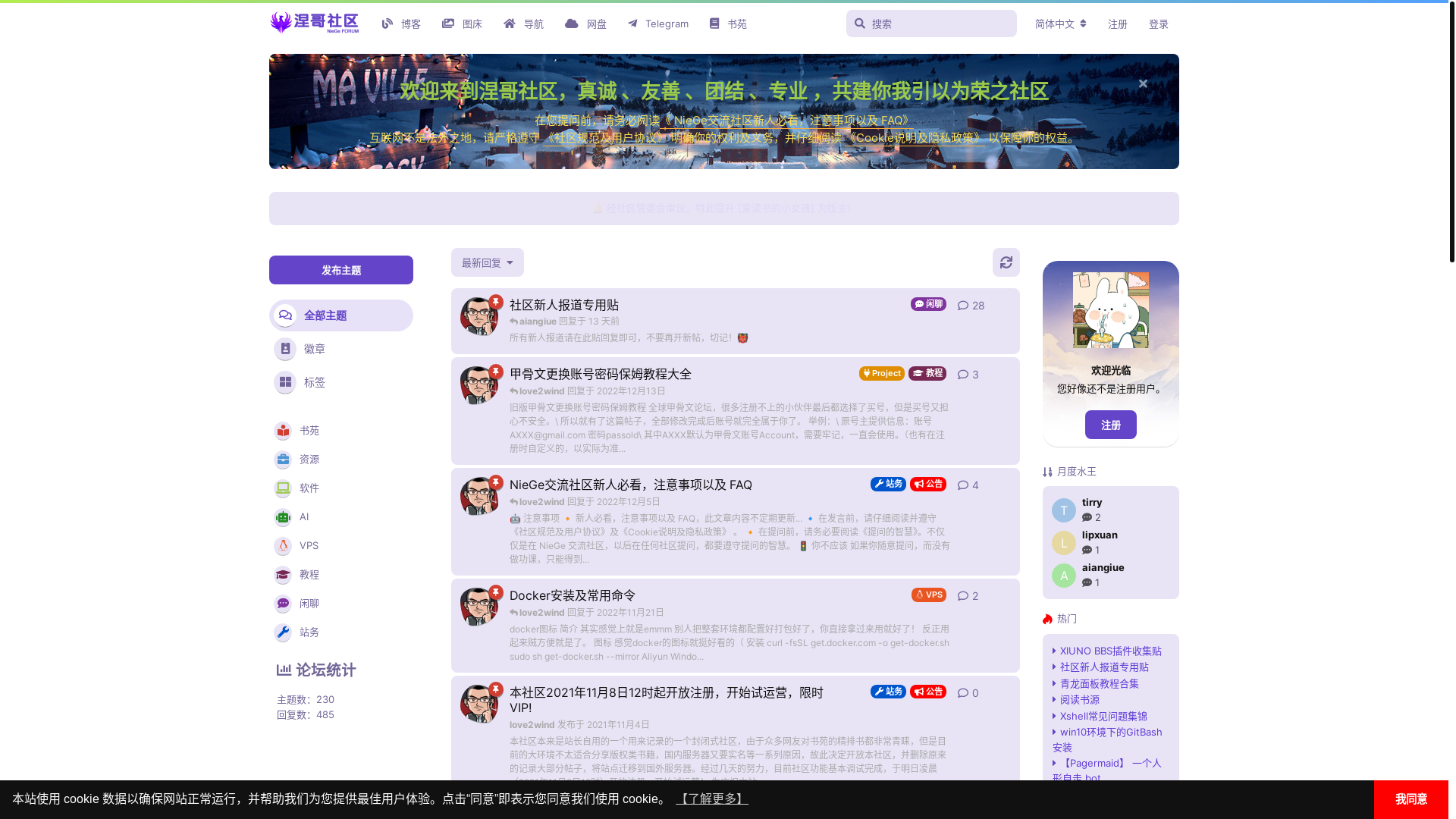 website screenshot of https://nies.live