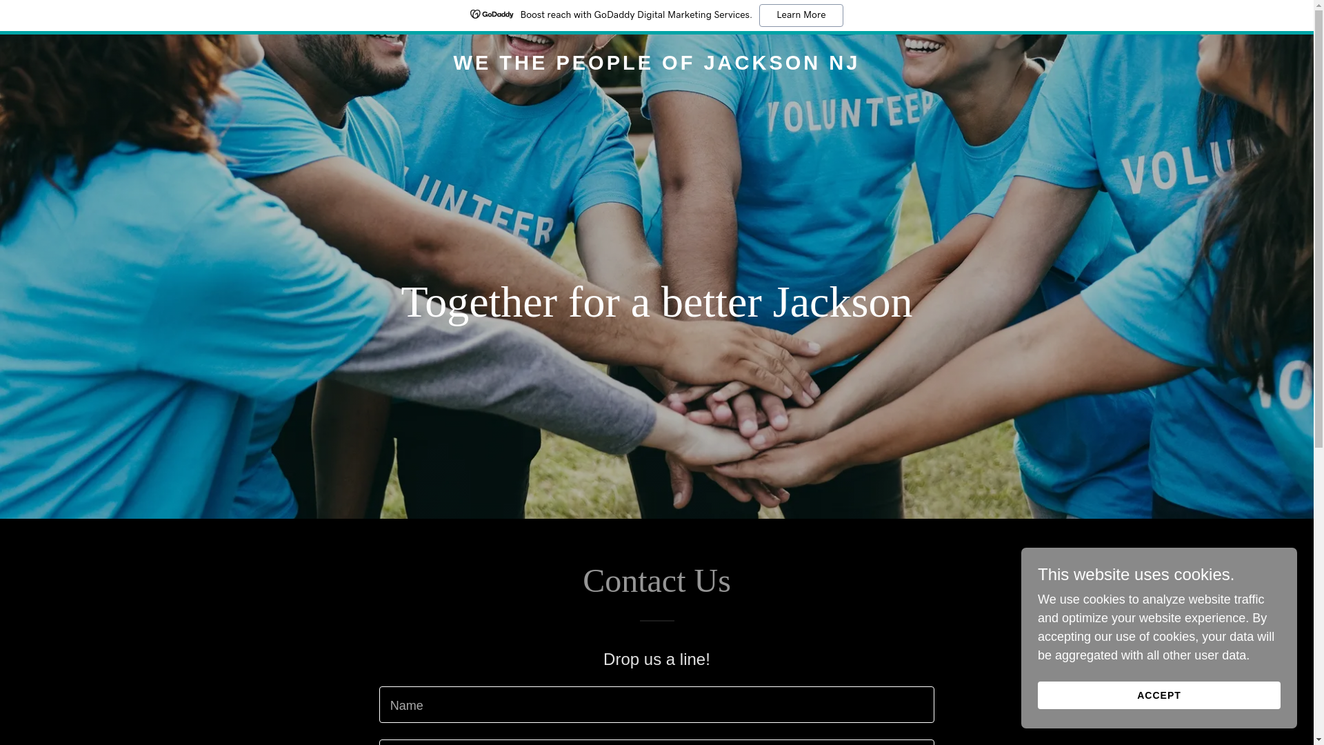 website screenshot of https://wethepeopleofjacksonnj.com/