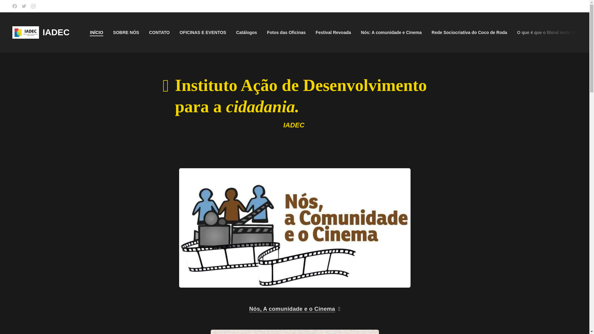 website screenshot of https://iadecmaceio.com.br/