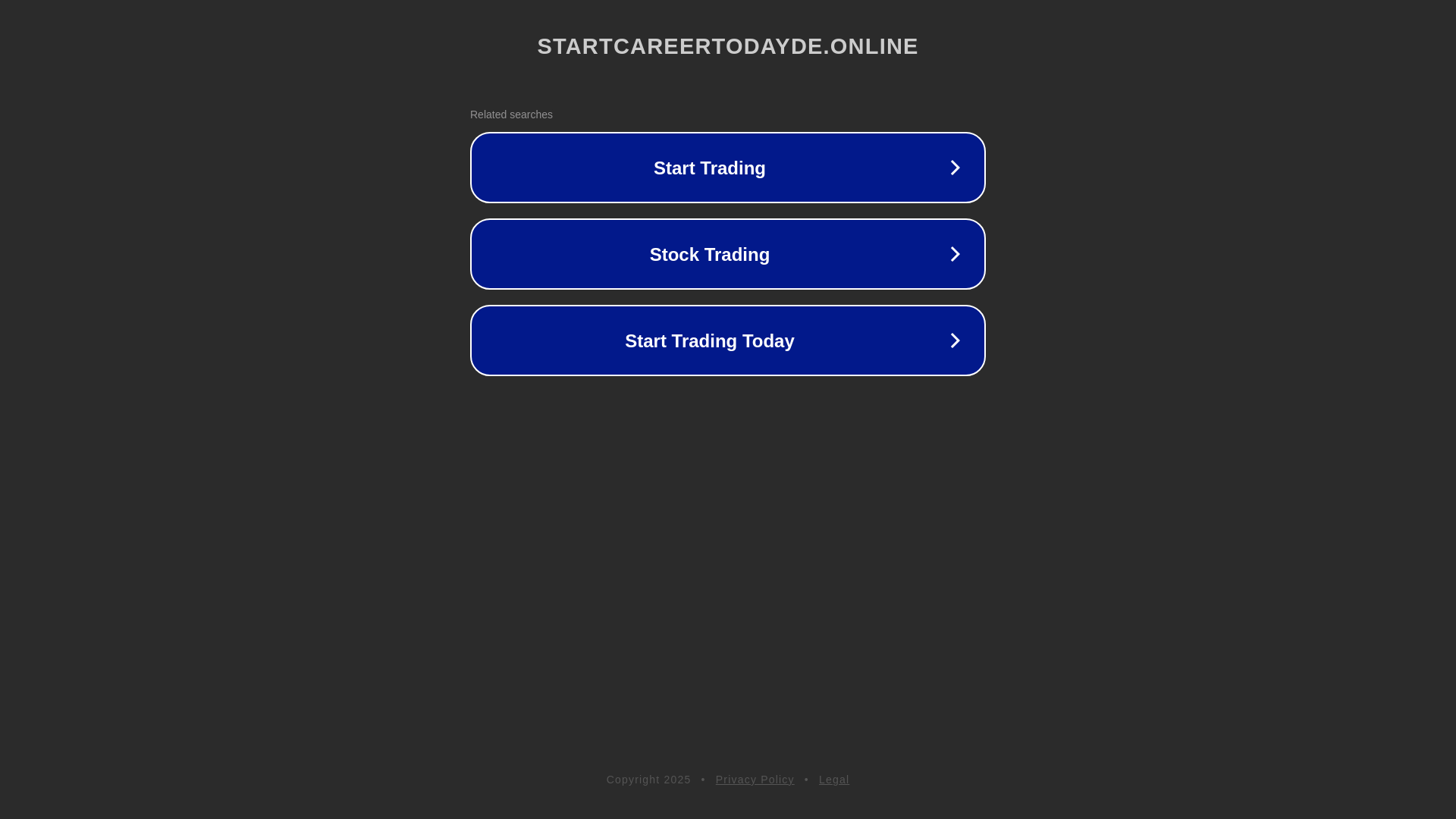 website screenshot of https://startcareertodayde.online/
