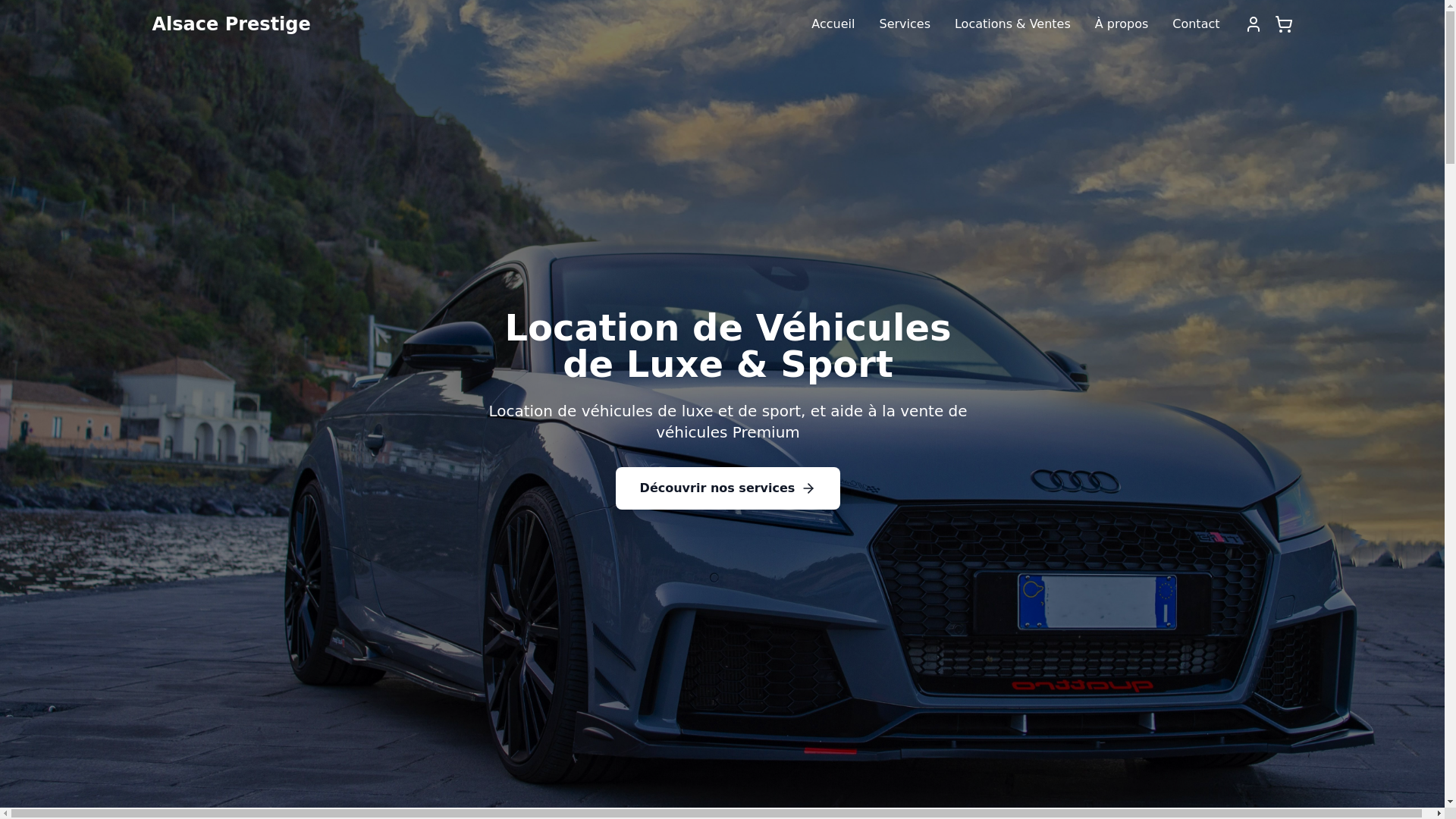 website screenshot of https://alsace-prestige-vehicule.com/