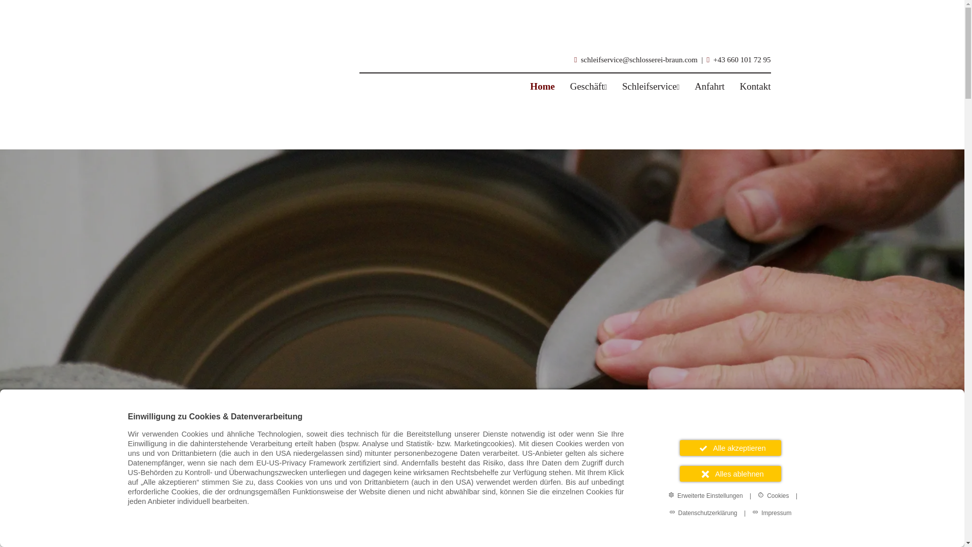 website screenshot of https://messer-braun.at/