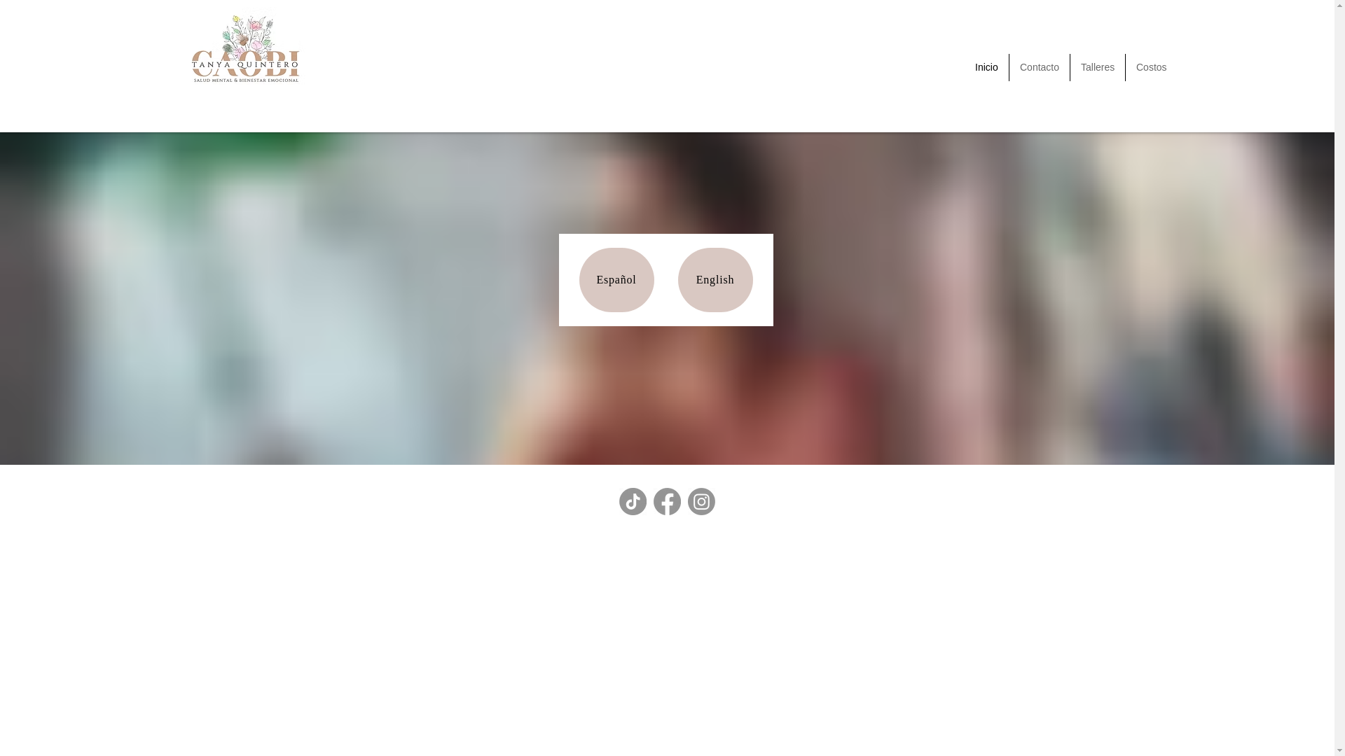 website screenshot of https://caobisaludmental.com/