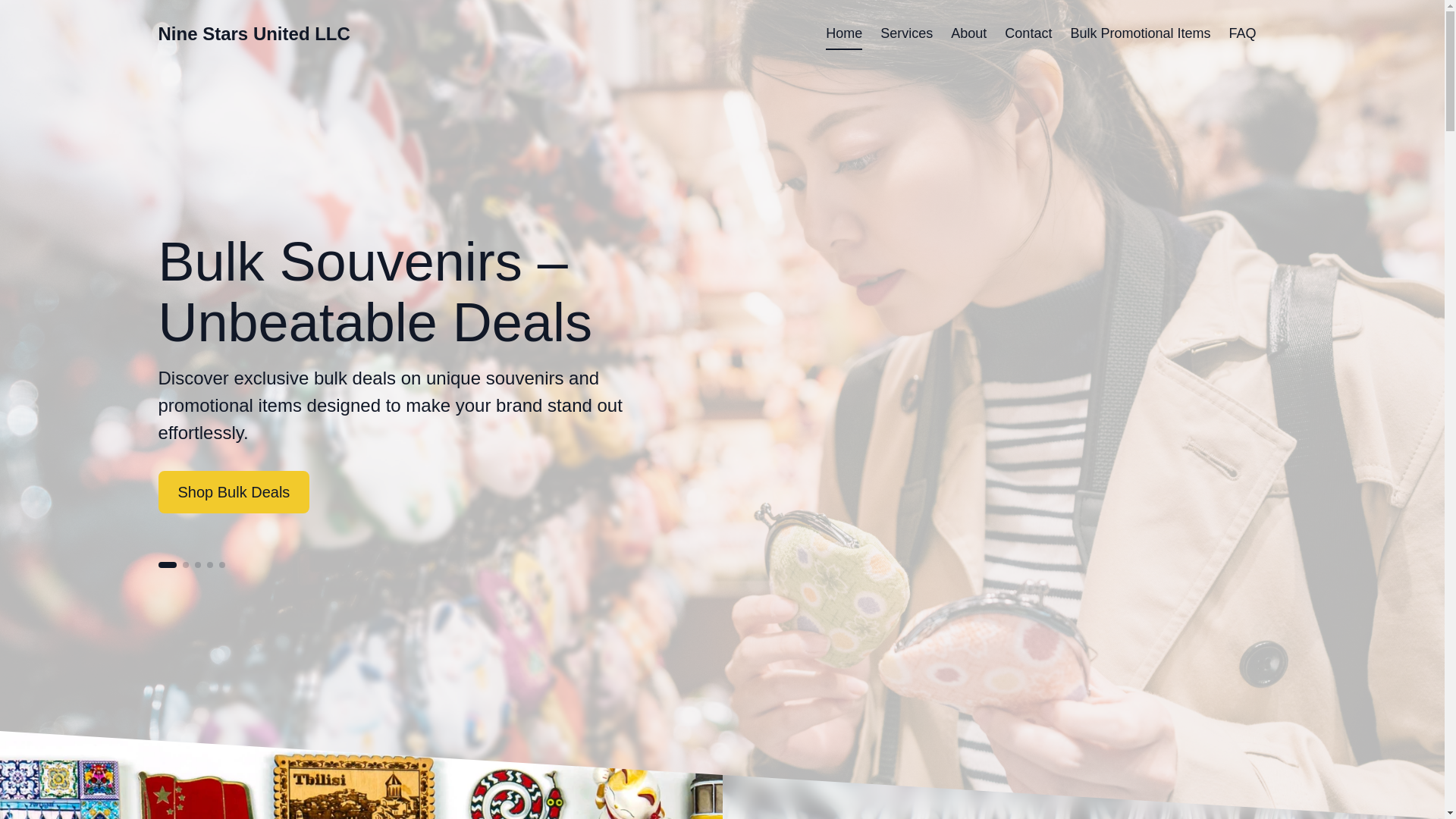 website screenshot of https://ninestarsunited.com/