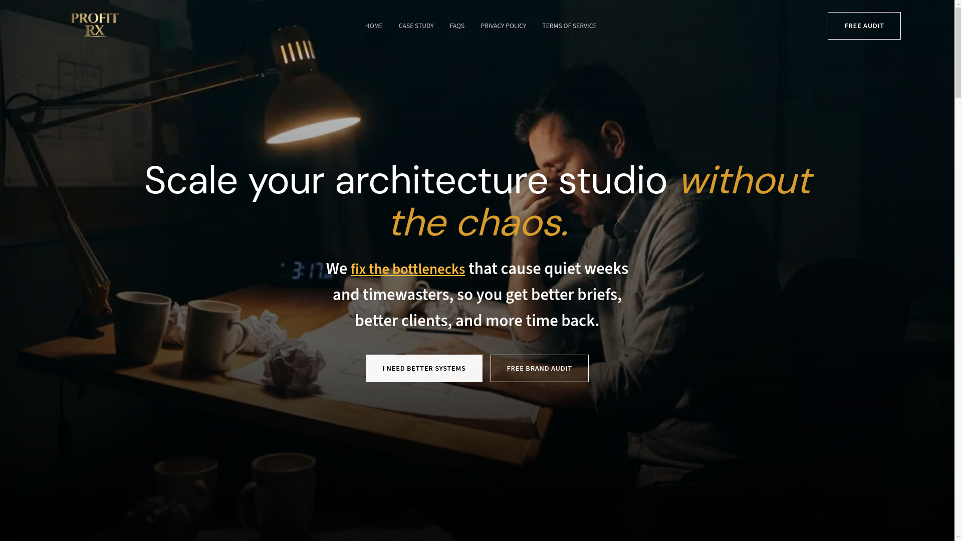 website screenshot of https://profitrx.pages.dev/