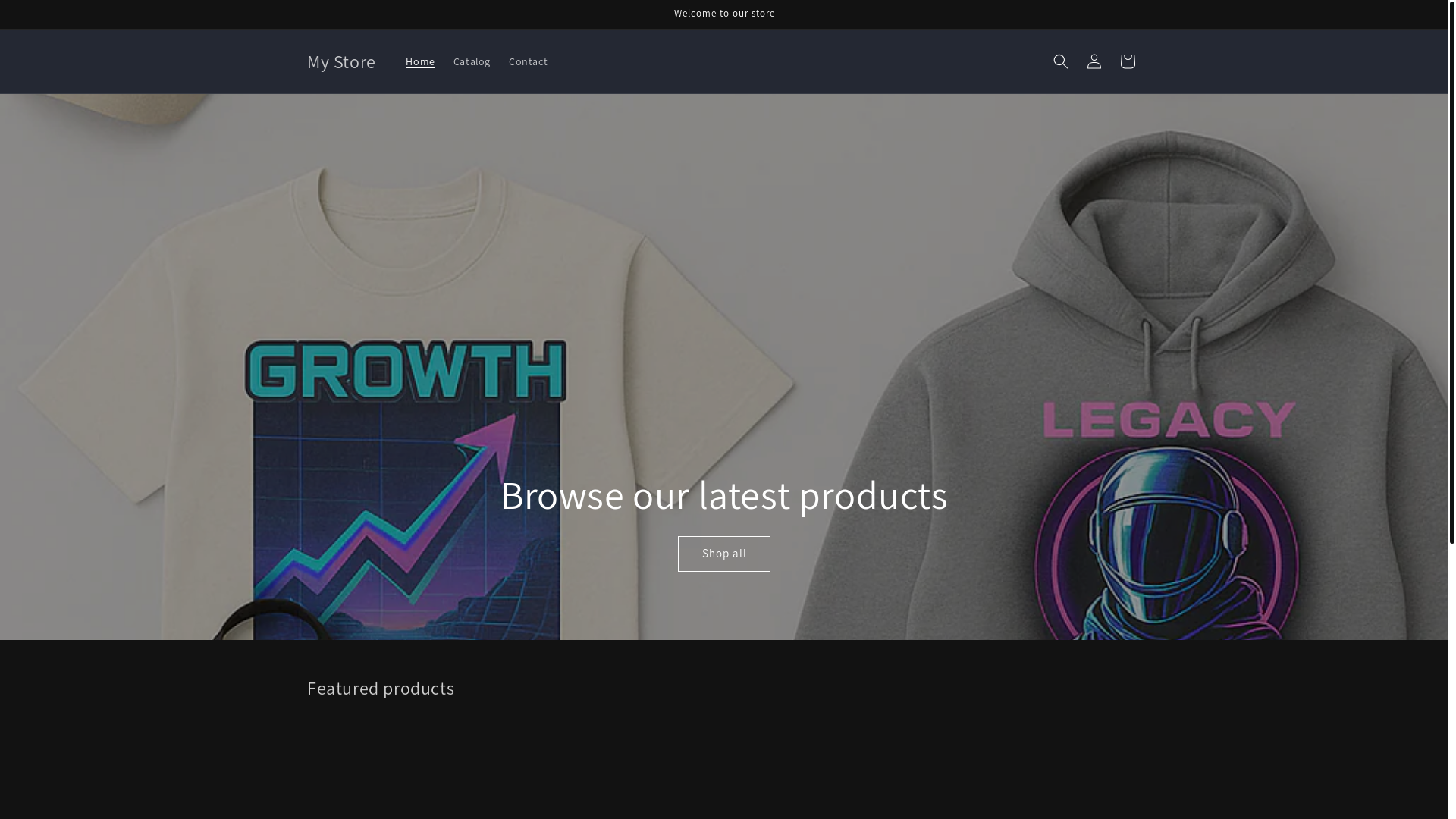 website screenshot of https://cybershogun.shop/