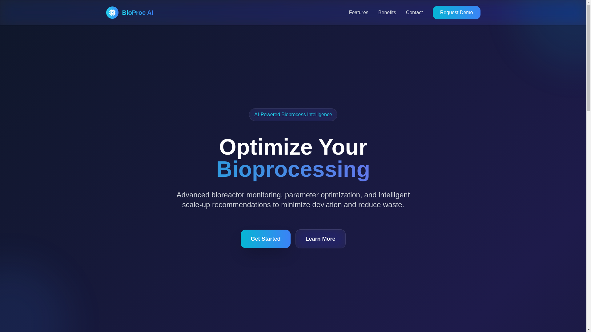 website screenshot of https://bioproc.pages.dev/