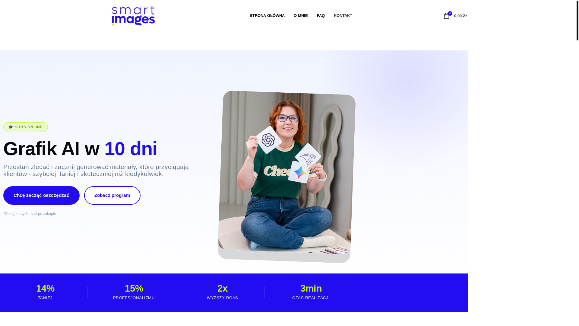 website screenshot of https://smartimages.pl/