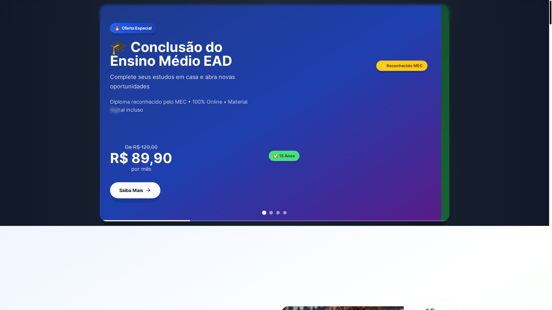 website screenshot of https://asadeja.com.br/