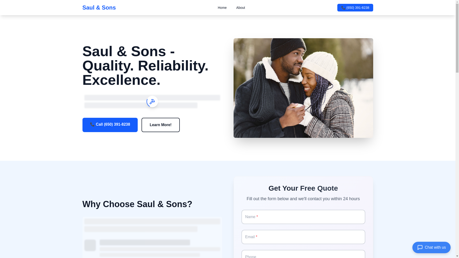 website screenshot of https://delivery-service-website.pages.dev/